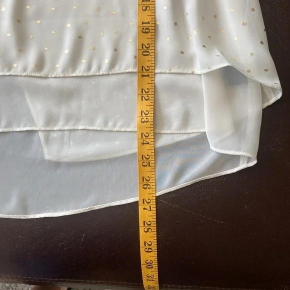 Layered gold fleck sleeveless top - Picture 7 of 7